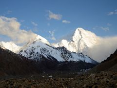 08 Skyang Kangri III And K2 North Face Late Afternoon From K2 North Face Intermediate Base Camp.jpg